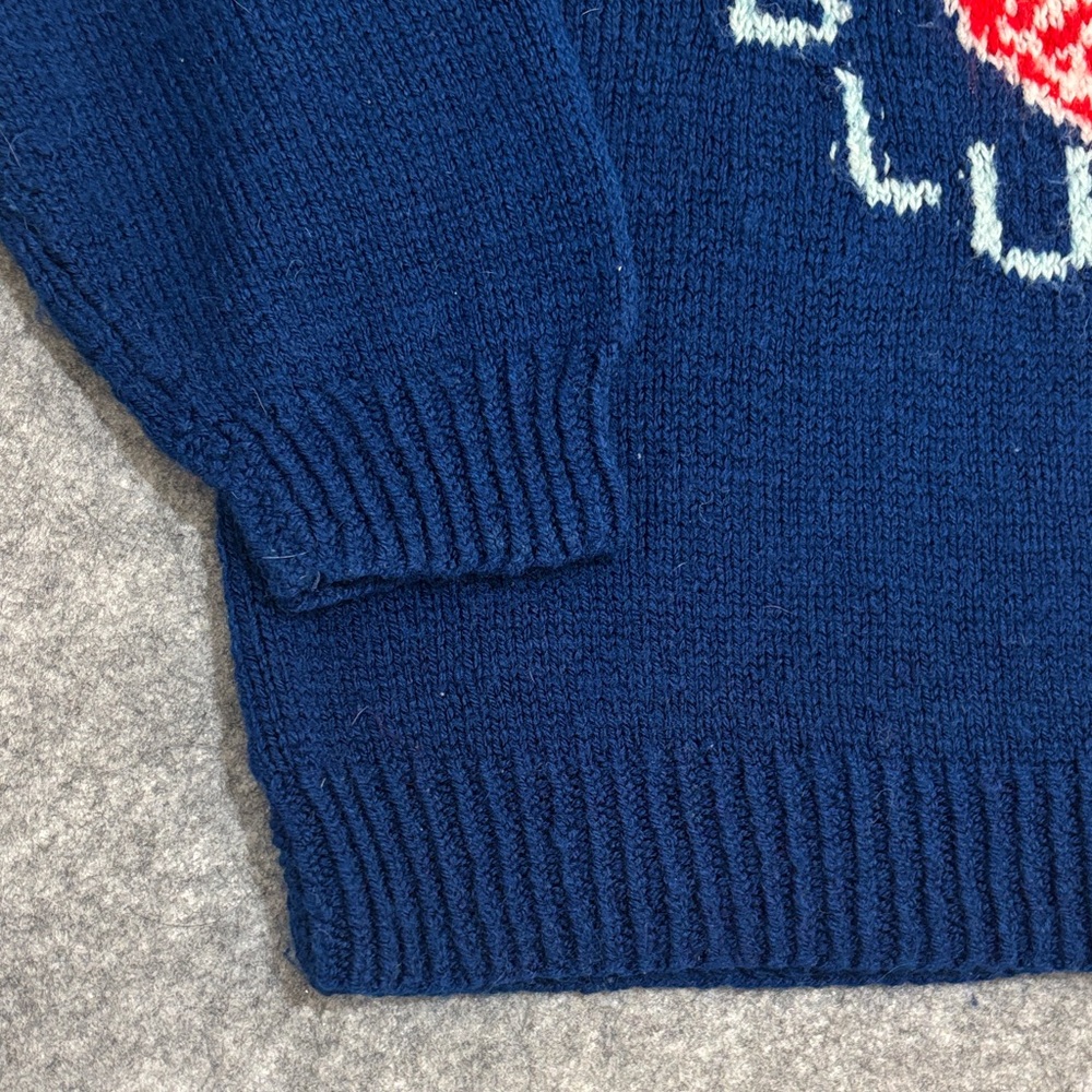 Vintage Home Knit Toronto Blue Jays Navy Sweater - Picture 5 of 7